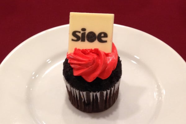 Celebrating a milestone at SIOE.